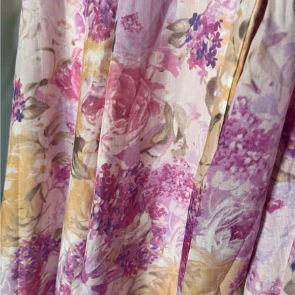 NWT Multi Floral Maxi Skirt Pink Purple – Size M - Picture 6 of 7